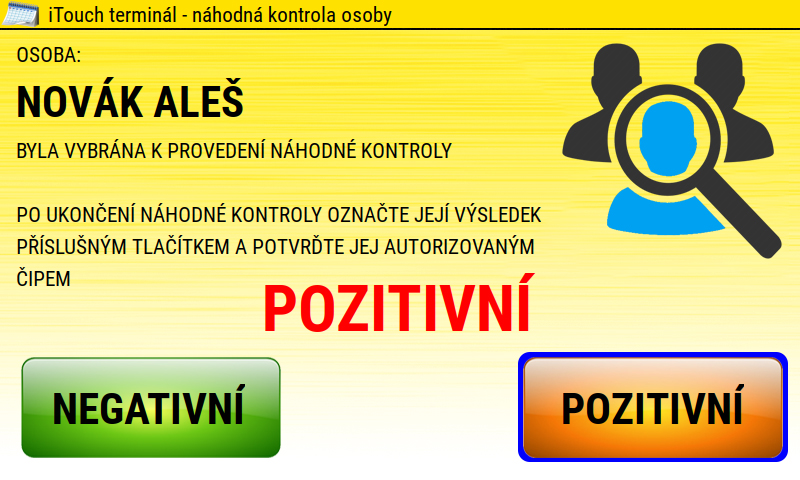 pozitivní kontrola