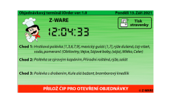 Tisk náhradní stravenky